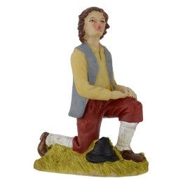 Pastore in ginocchio in resina serie 15 cm