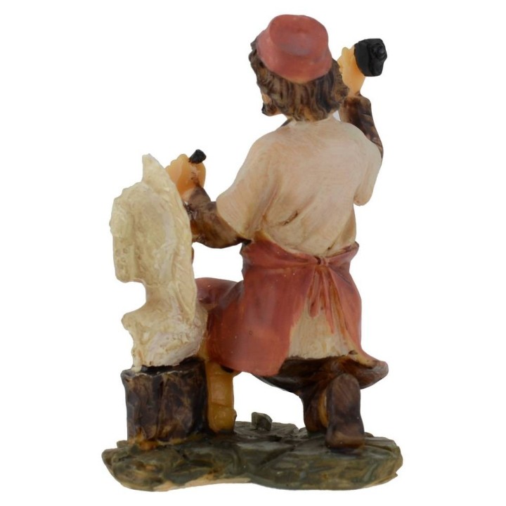 Scultore in resina serie 12 cm