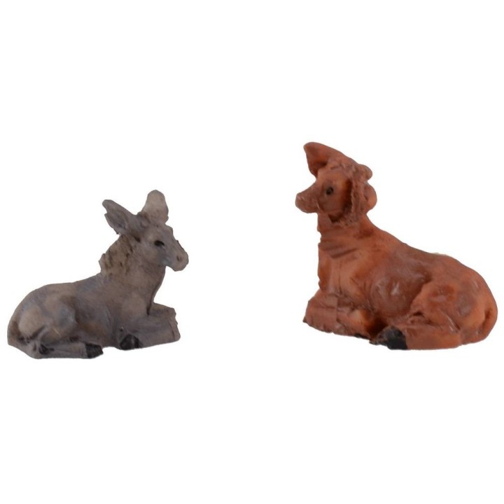 Set Natividad de 5 cm con 11 figuras para belén