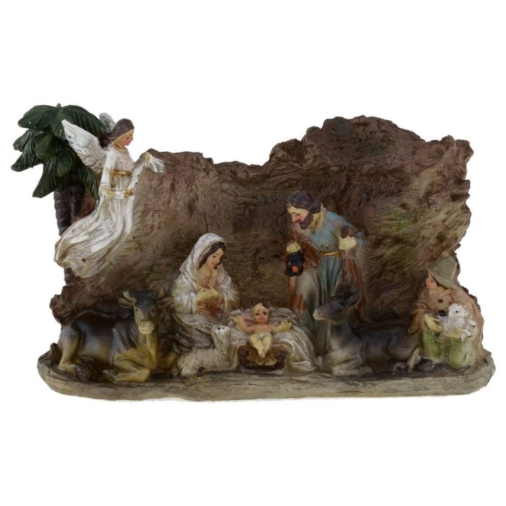 Natividad para belén de 12 cm en resina