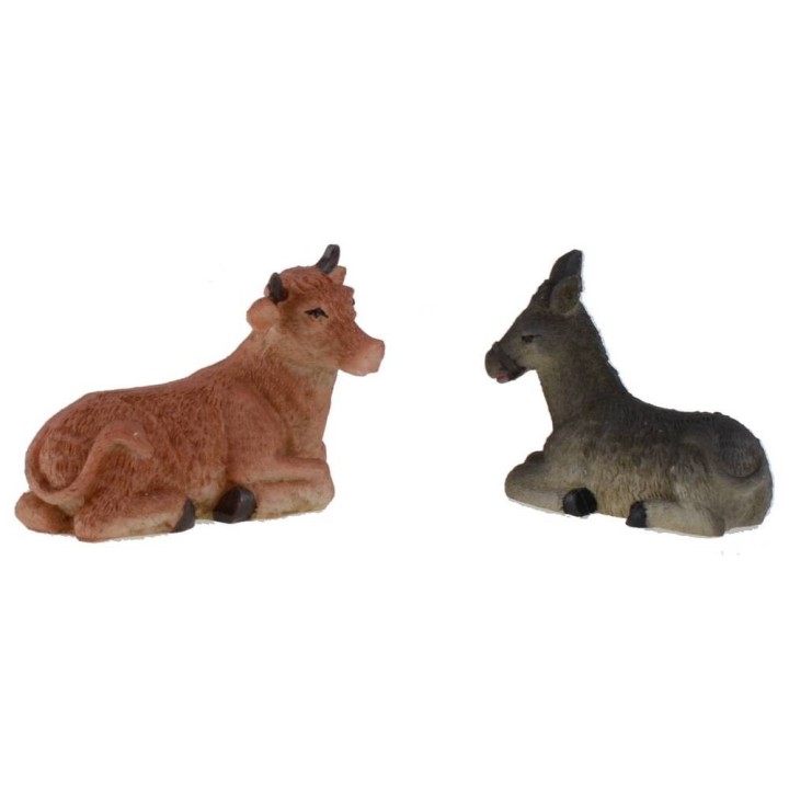 Set Nativity 12 cm 10 subjects per presepe