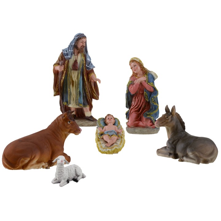 Natività 30 cm 6 soggetti per presepe