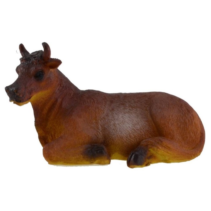 Bue y burro serie 12 cm en resina