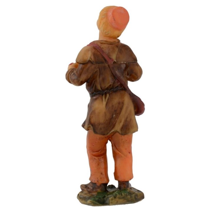 Maiden with fisarmonica in series resin 12 cm