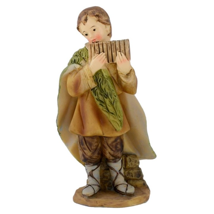 Suonatore di armonica in resina serie 15 cm