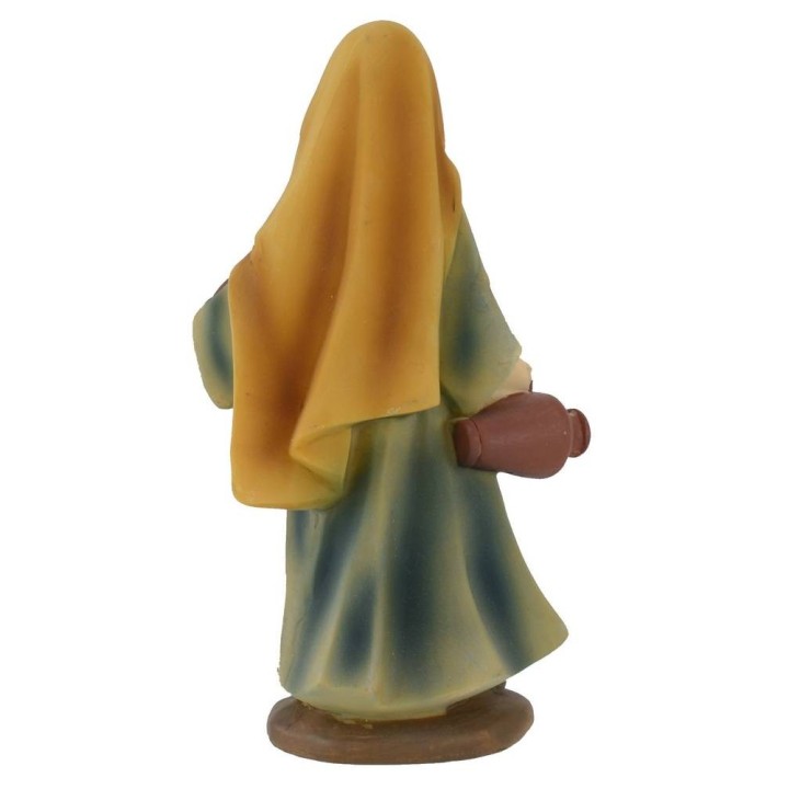 Mujer con ánforas en resina 15 cm