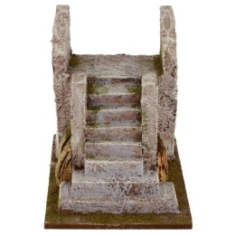 Escalera para belén de 14,5x10x11,5 cm h.