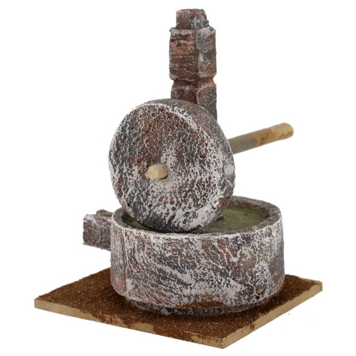 Stone grinder for presepe cm 10x9x14 h. 