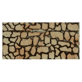 Panel de corcho coloreado con piedras grandes de 25x12x1 cm.