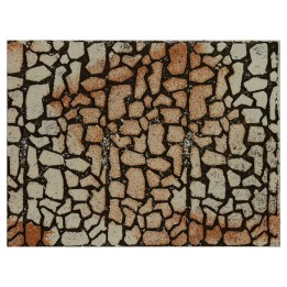 Pannello colorato in sughero a pietre grandi cm 33x25x1