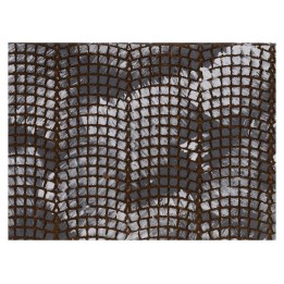 Panel de corcho coloreado con forma de adoquines de 33x24,5x1