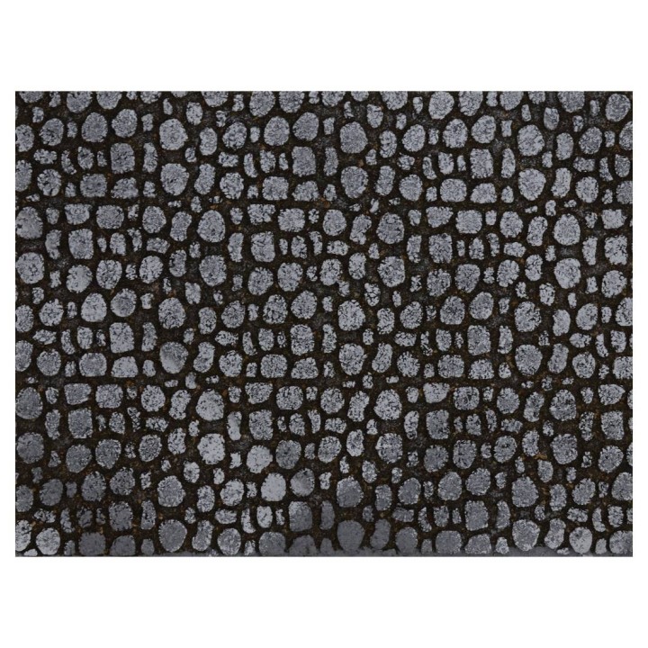 Colored panel in cork at small stones cm 33,5x25x1