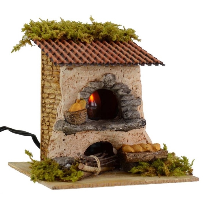Forno per pane con luce funzionante cm 15x15x14 h.