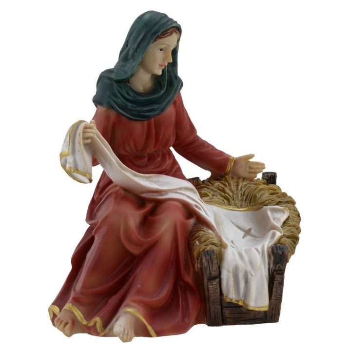 Natividad de resina de 15 cm belén
