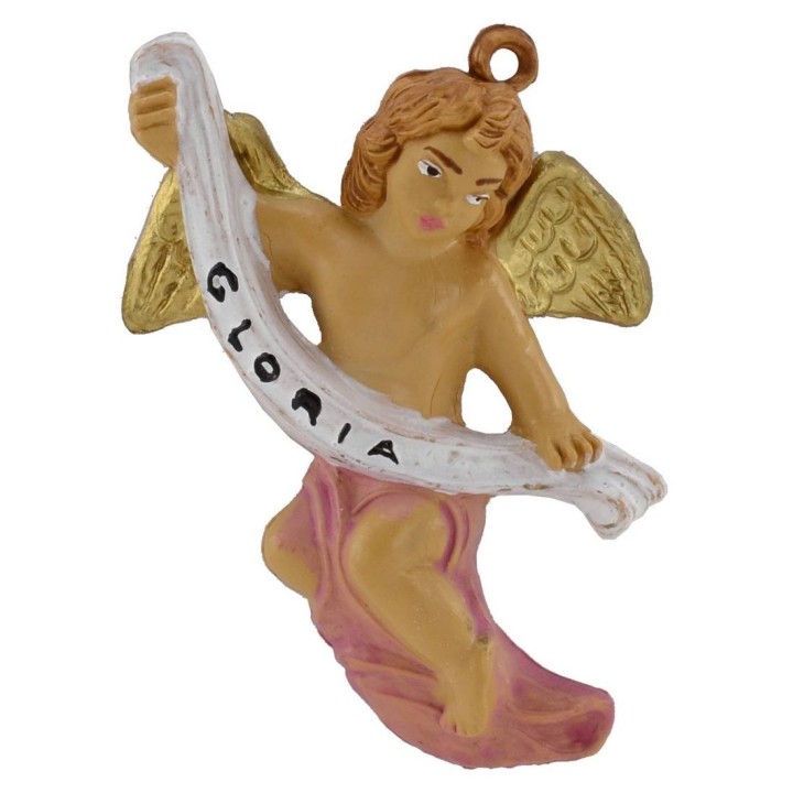 Angelo 6 cm in pvc da appendere serie 10 cm