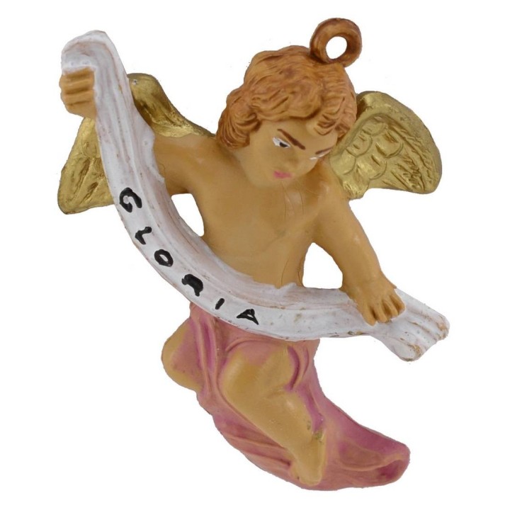Angelo 6 cm in pvc da appendere serie 10 cm
