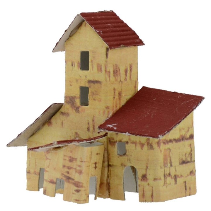 Set 2 casette per presepe cm 7x3x8 h