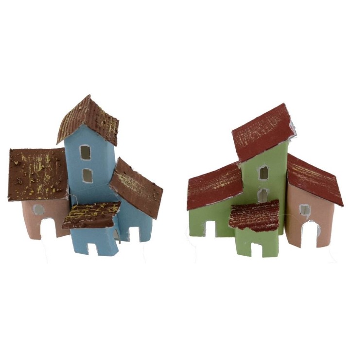 Sep 2 colored casets for presepe cm 7x3, 5x6, 5 h