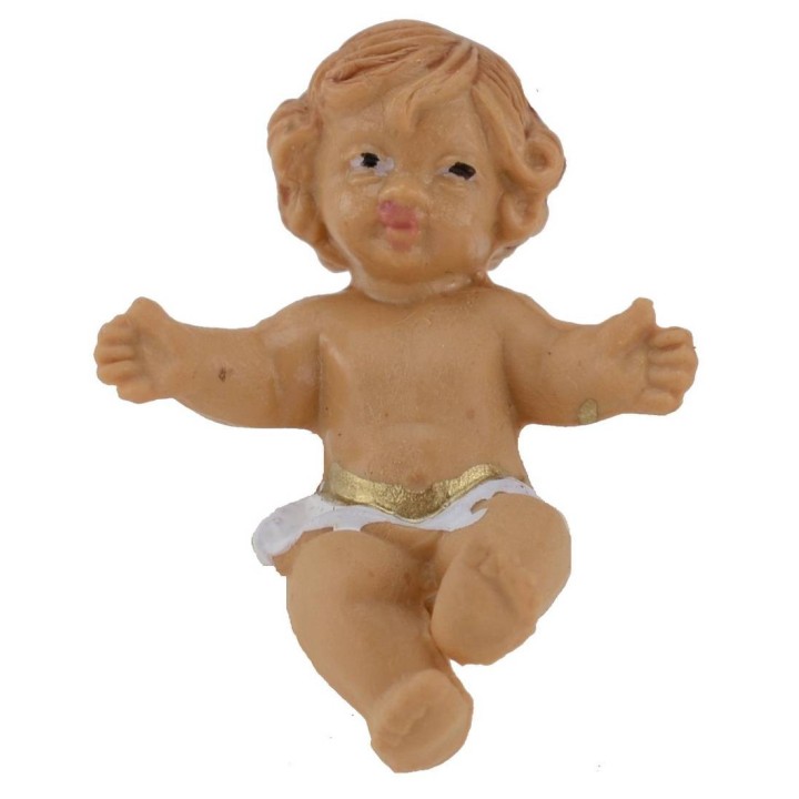 Gesù Bambino 3 cm in pvc lux