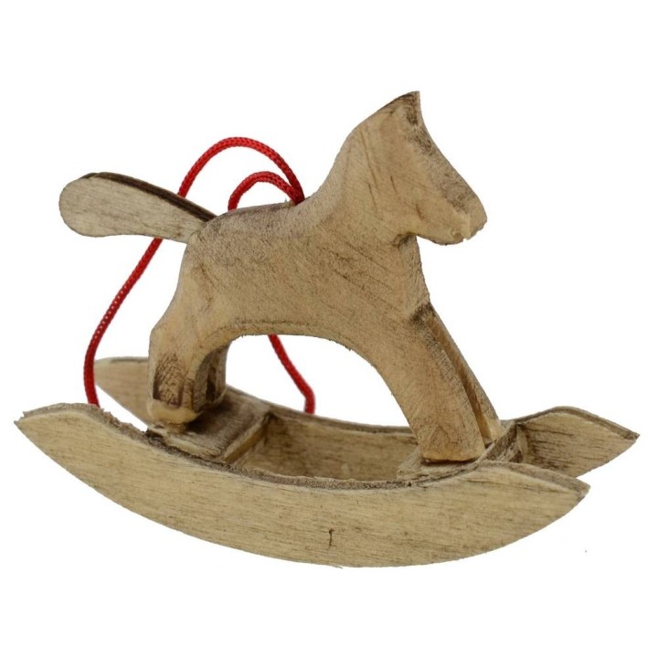 Cavallo a dondolo in legno cm 5,7x4,4 h
