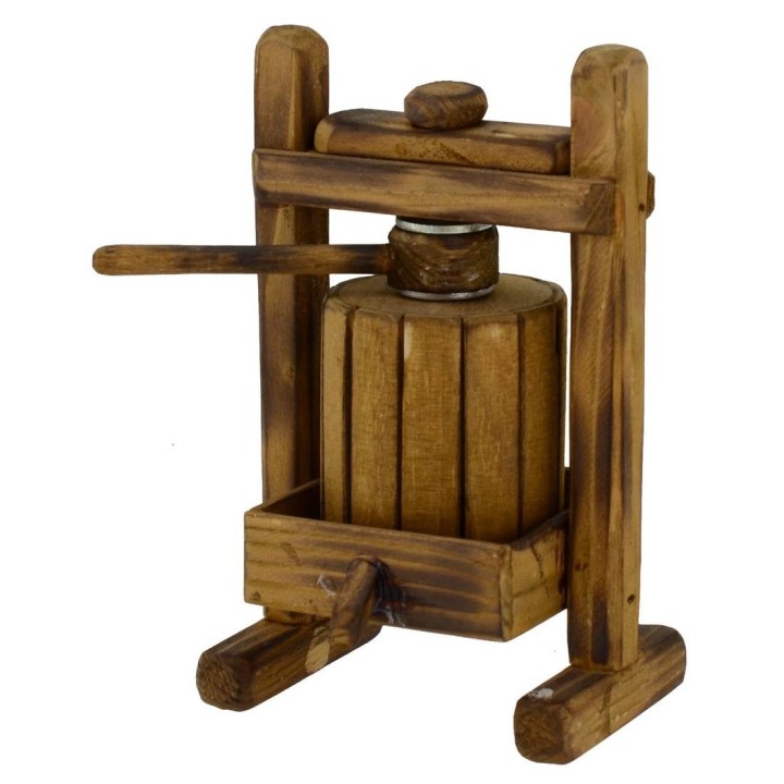 Prensa artesanal de madera 7,8x6,8x12,5 h