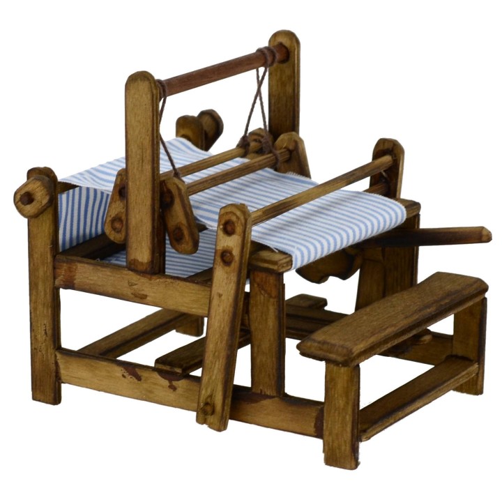 Wooden weaver frame cm 7x9x8 h