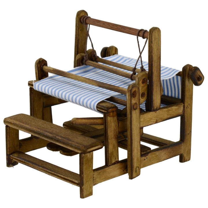 Wooden weaver frame cm 7x9x8 h