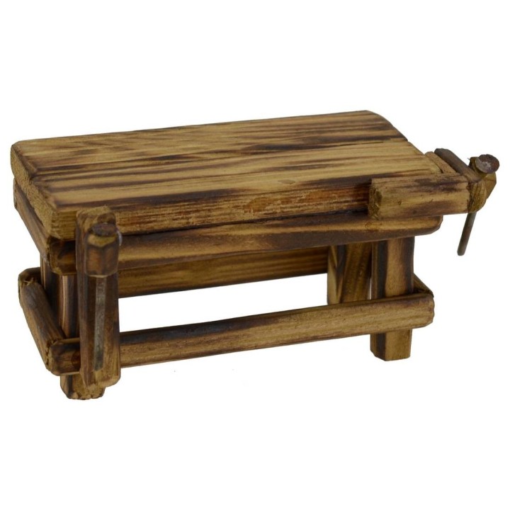 Tavolo in legno per artigiano cm 10x6x5,5 h