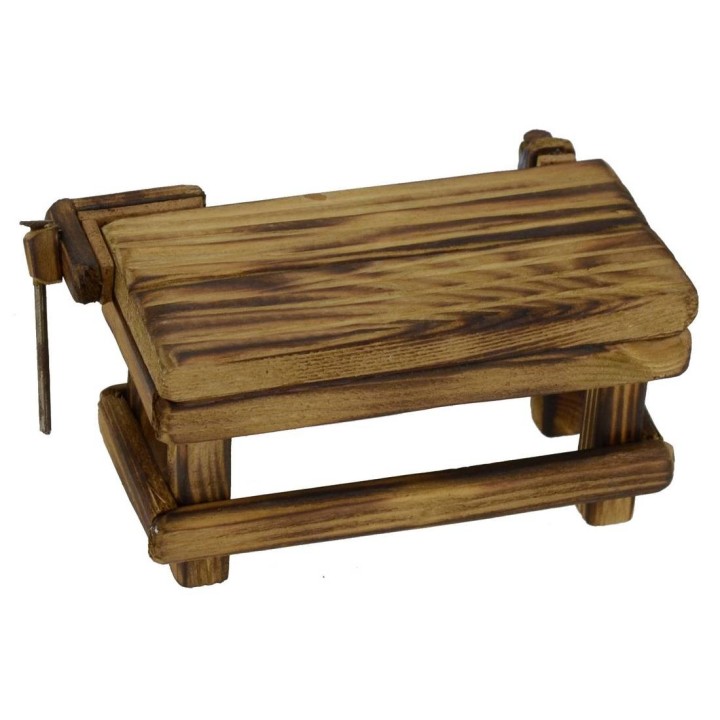 Tavolo in legno per artigiano cm 10x6x5,5 h
