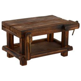Table with wooden morse cm 14,5x9, 5x7, 5 h
