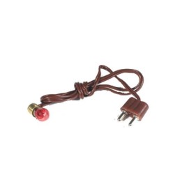 Lampholder E5,5 + plug + lamp. 