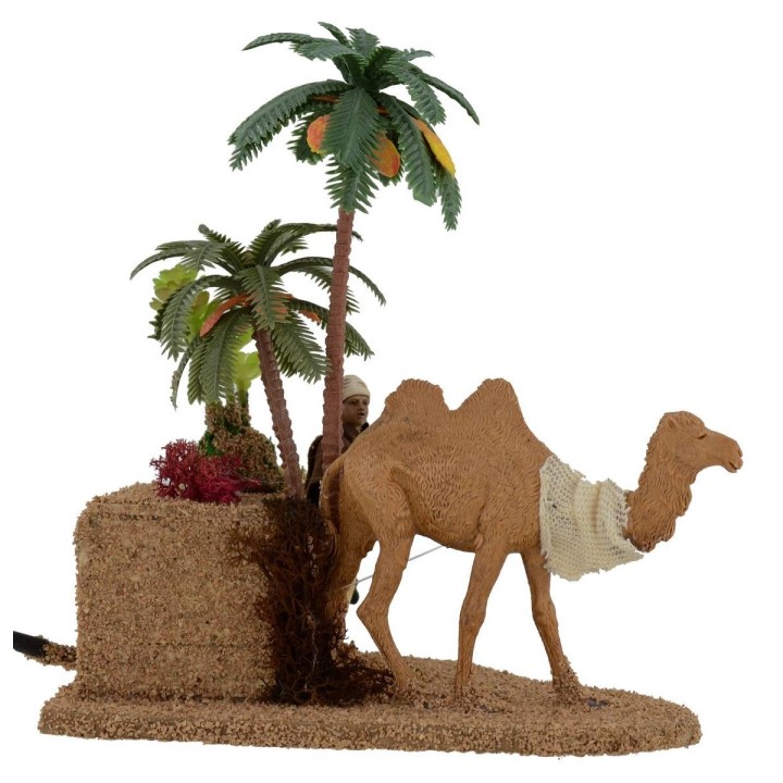 Arabo con cammello con doppio movimento serie 10 cm Landi