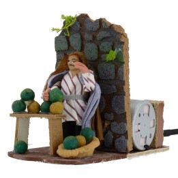 Venditore di meloni serie 8 cm in movimento