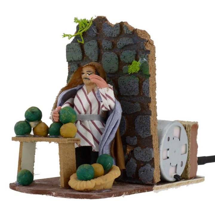 Venditore di meloni serie 8 cm in movimento