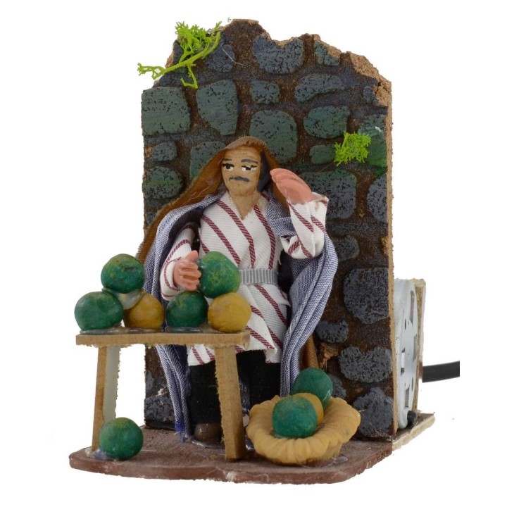 Venditore di meloni serie 8 cm in movimento