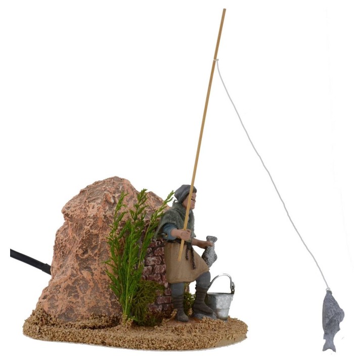 Fisherman in motion 8 cm Oliver