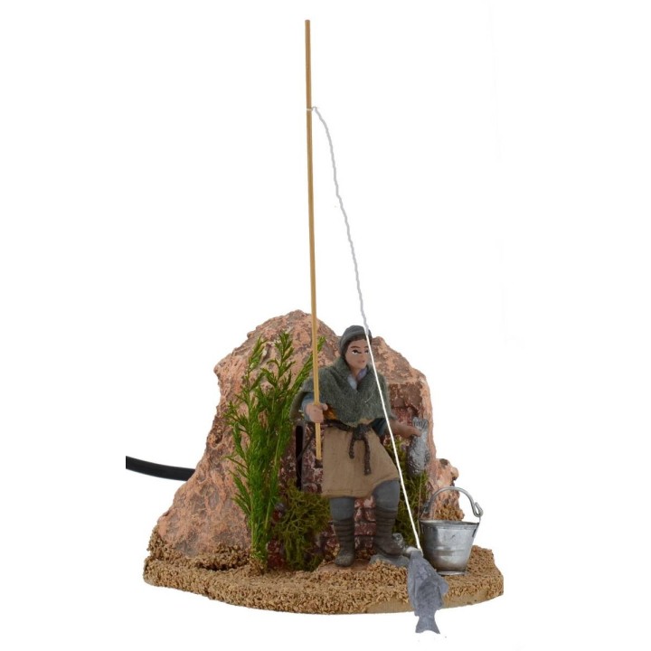 Pescatore in movimento 8 cm Oliver