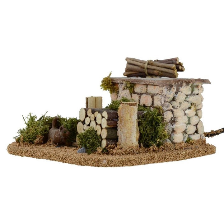 Cat and mouse in motion from the woodshed for statues 10 cm