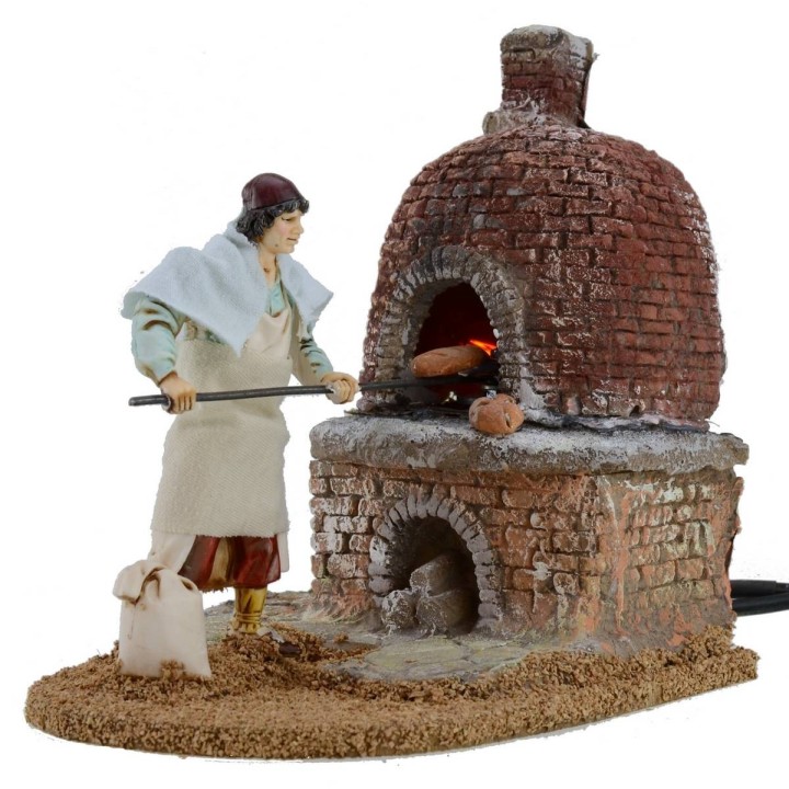 Baker in motion 12 cm Landi with fire