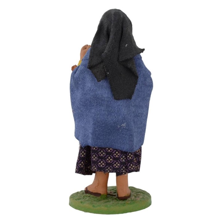 Mujer con niño 12 cm