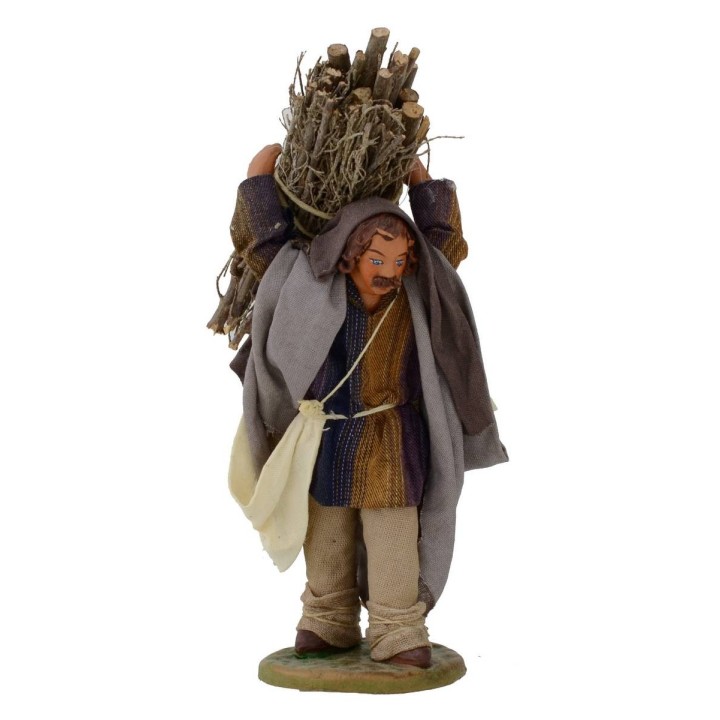 Man with bundle of wood 12 cm in Lux