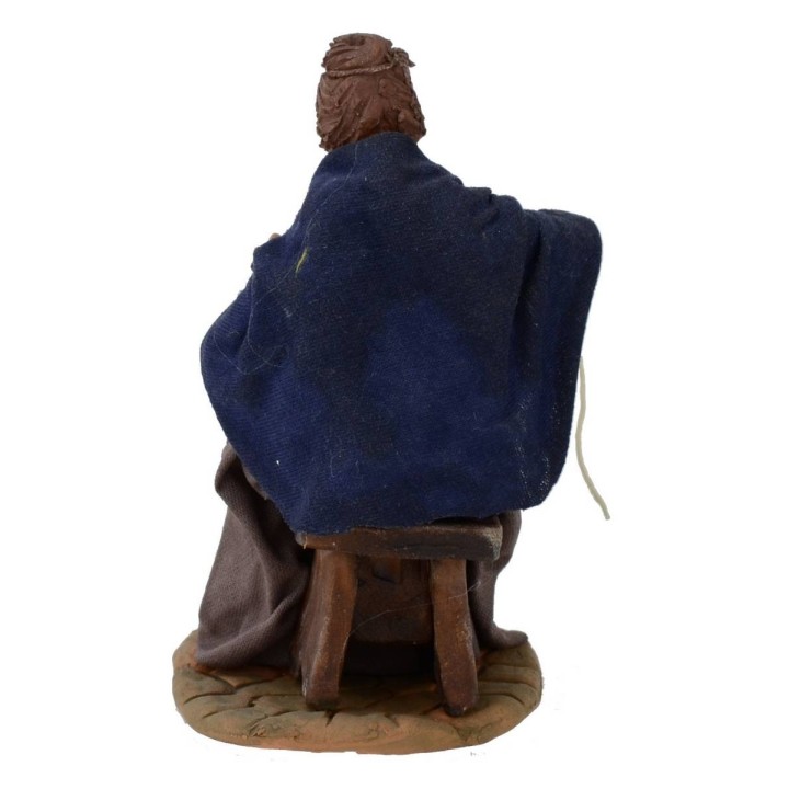 Ricamatrice seduta serie 12 cm Lux