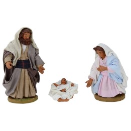 Natività 3 soggetti 12 cm Lux