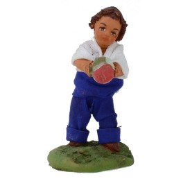 Bambino con la palla serie 12 cm Lux