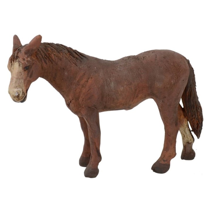 Caballo marrón para estatuas 12 cm