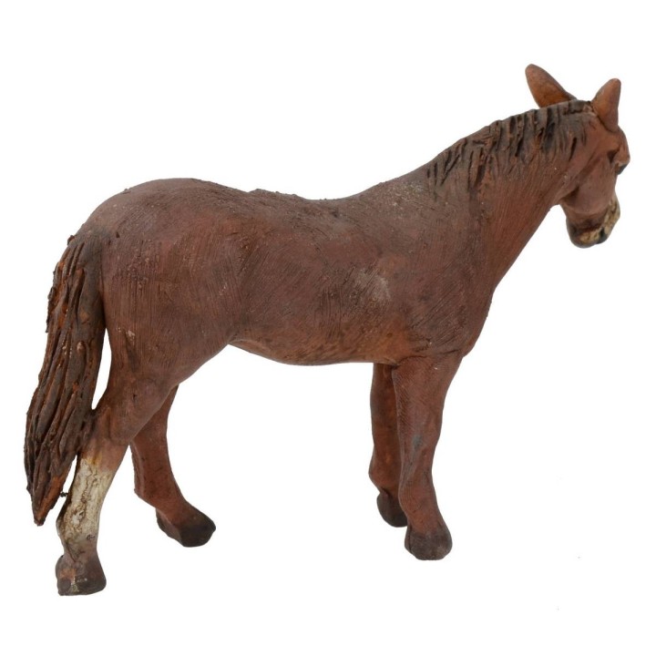 Cavallo marrone per statue 12 cm