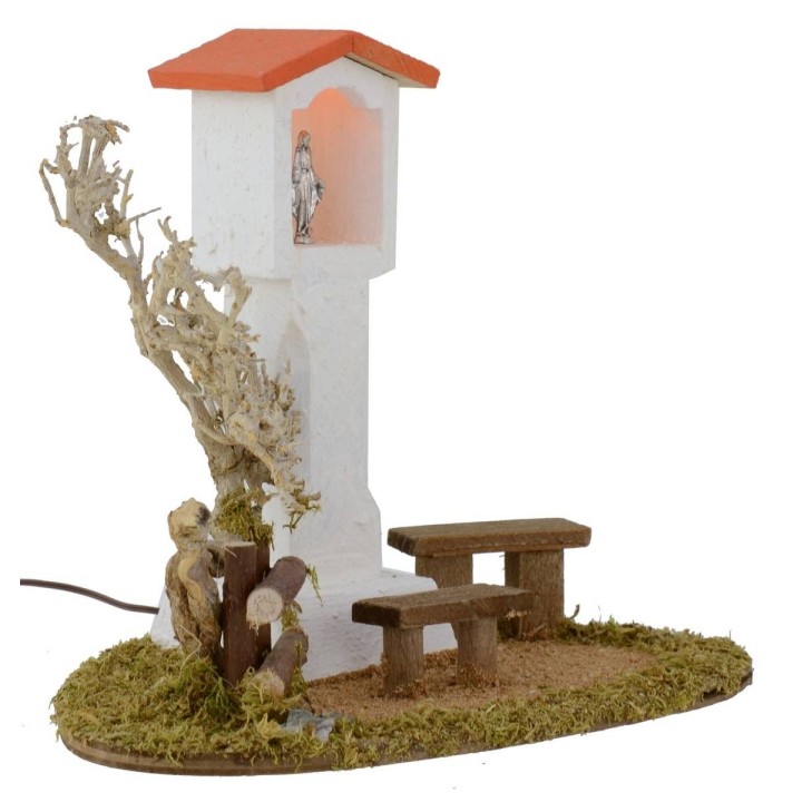 Altarino illuminato cm 16x11,5x13,4 h