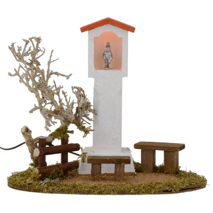 Altarito iluminado cm 16x11,5x13,4 h