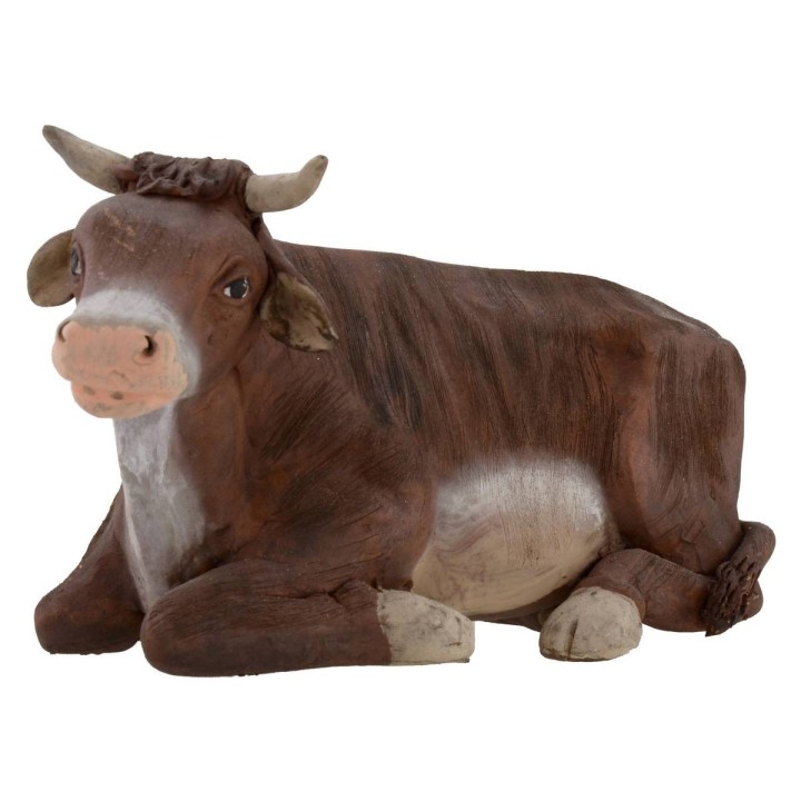 Set bue e asino seduti per statue 30 cm