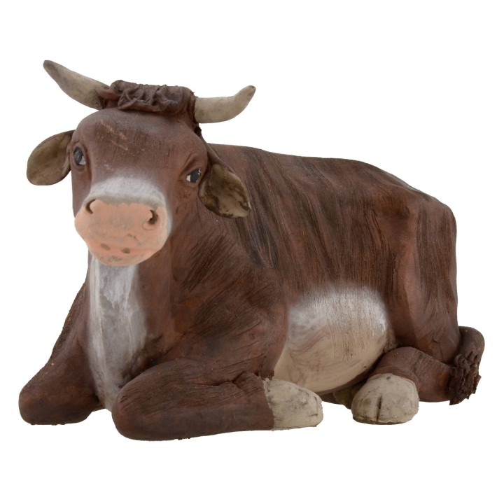 Set bue e asino seduti per statue 30 cm